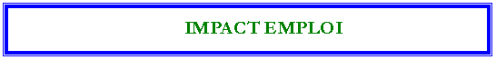 Zone de Texte: IMPACT EMPLOI